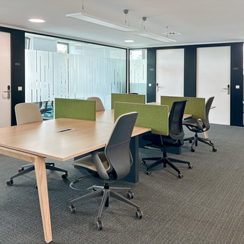 Coworking-Bereich in Regus Colonius Carré