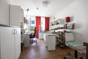 Vollmöbliertes 1-Zimmer-Apartment mit Südterrasse – Die vollständige Adresse der Immobilie erhältst du vom Anbieter., 80807 Milbertshofen, München – Vorschaubild 2