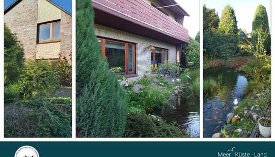 Bild von Provisionsfrei: Einfamilienhaus auf großem Grundstück mit liebevoll angelegtem Garten sowie der Opti