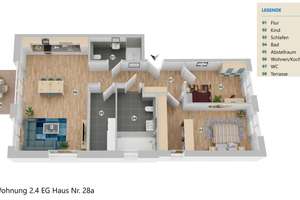 ERSTBEZUG! Erdgeschosswohnung am Bagno – Die vollständige Adresse der Immobilie erhältst du vom Anbieter., 48565 Steinfurt – Vorschaubild 4