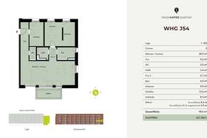NEUES KAFFEEQUARTIER - helle 3 Zimmer - Wohnung mit Balkon – Johann-Jacobs-Straße 28, 28217 Überseestadt, Bremen – Vorschaubild 3