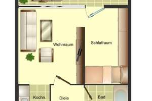 Demnächst frei! 1-Zimmer-Wohnung in Bergheim Kenten – Adlerweg 3, 50126 Bergheim – Vorschaubild 4
