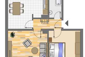 2-Zimmer-Wohnung in Dortmund Gartenstadt – Stille Gaße 6, 44141 Westfalendamm, Dortmund – Vorschaubild 2