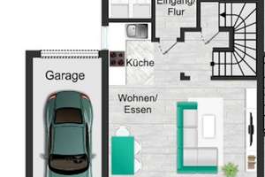 Neubau Doppelhaushälfte im Süden von Kolbermoor – Die vollständige Adresse der Immobilie erhältst du vom Anbieter., 83059 Kolbermoor – Vorschaubild 6