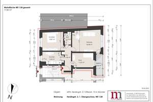 Wohnen im Geistviertel - WE 1.04 
im 1. Obergeschoss links mit Balkon – Die vollständige Adresse der Immobilie erhältst du vom Anbieter., 48153 Schützenhof, Münster – Vorschaubild 20