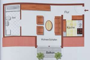 Wohnen mit Charakter: Kompakte 1-Zimmer-Wohnung in der Zellerau – Fröhlichstraße 9, 97082 Zellerau, Würzburg – Vorschaubild 2