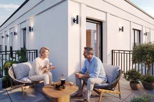 2-Zimmer Neubauwohnung mit Süd-Balkon im Kö-Karree - nur 80m von der Königsallee entfernt