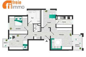 großzügige Wohnung mit Entwicklungspotenzial - Dresden Laubegast – Die vollständige Adresse der Immobilie erhältst du vom Anbieter., 1279 Laubegast, Dresden – Vorschaubild 18