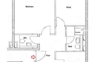 3 Raum Wohnung mit Balkon,  EBK und TG – Johann-Meyer-Str. 9, 1097 Leipziger Vorstadt, Dresden – Vorschaubild 4