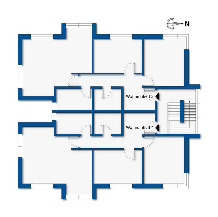 Grundrissskizze Obergeschoss