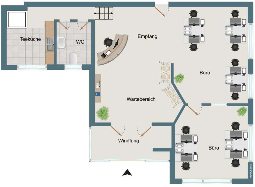 *** Hier werden Sie gesehen ! *** Büro/Praxis/Ladenlokal in markanter Lage von Lüdenscheid