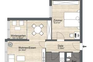 Hadern: Gut geschnittene 2-Zimmer Wohnung mit Wintergarten - frei – Die vollständige Adresse der Immobilie erhältst du vom Anbieter., 81375 Neuhadern, München – Vorschaubild 20