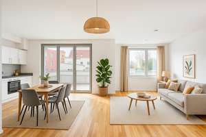 Energieeffiziente Neubau-Maisonettewohnung mit Terrasse