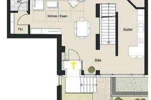 ++SCHÖNER WOHNEN AUF 2 EBENEN MIT DACHTERRASSE IM KÖLNER SÜDEN! MODERNISIERT!++