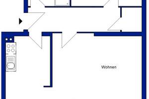 Attraktive 2‑Zimmer‑Wohnung im Erdgeschoss und mit Einbauküche – modern, hell und gut geschnitten – Allerstr. 31, 38448 Teichbreite, Wolfsburg – Vorschaubild 2