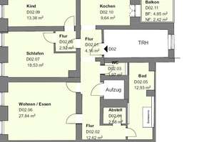 Besonderes Highlight im Francis! 3-Zimmer-Wohnung mit Saunaanschluss in der Weststadt! – Moningerstraße 11a, 76135 Weststadt, Karlsruhe – Vorschaubild 12
