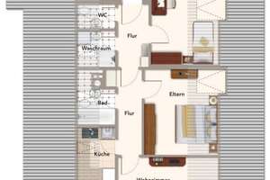 Gemütliche 3-Zimmer-Dachgeschosswohnung mit Carport – clever geschnittenes Raumwunder! – Die vollständige Adresse der Immobilie erhältst du vom Anbieter., 88400 Biberach an der Riß – Vorschaubild 3