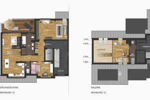 Penthouse als Maisonette mit Galerie und Süd-West-Dachterrasse, Aufzug und Tiefgarage – Kronenstrasse 15, 30161 Oststadt, Hannover – Vorschaubild 6