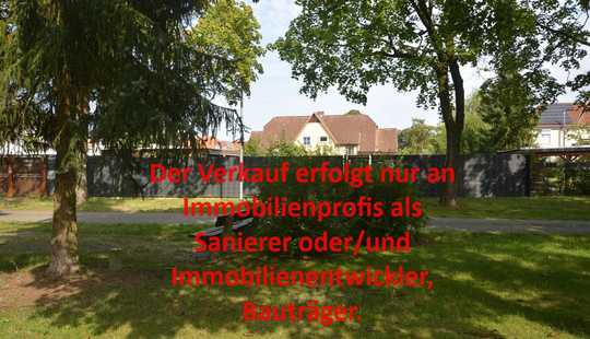 Bild von Sanierungsfall aus Nachlass mit Doppelhaus auf großem Grund nur für Entwickler und Immoprofis