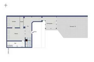 Dachgeschosswohnung mit Panoramablick und großer Terrasse im Herzen Leipzigs – Die vollständige Adresse der Immobilie erhältst du vom Anbieter., 4105 Zentrum-Nord, Leipzig – Vorschaubild 11