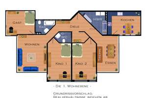 MS-Aasee! Unikat: Das Penthouse mit Dachgarten – Die vollständige Adresse der Immobilie erhältst du vom Anbieter., 48149 Schloss, Münster – Vorschaubild 4