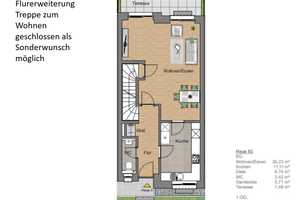 Tarforster Höhe-Passivhäuser mit schöner Dachterrasse, KFW 40 Familenförderung möglich   – Trier – Vorschaubild 6