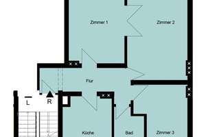 ruhige 3 Zimmer Wohnung mit zwei Balkonen, provisionsfrei – Die vollständige Adresse der Immobilie erhältst du vom Anbieter., 65195 Westend / Bleichstraße, Wiesbaden – Vorschaubild 20