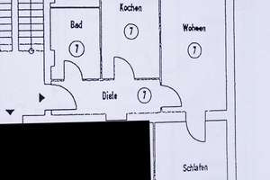 zentrale Wohnung, nahe Hauptbahnhof, gute Aufteilung  – Erkrather Strasse 64, 40233 Flingern Süd, Düsseldorf – Vorschaubild 3