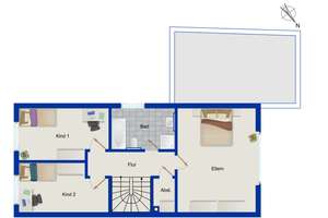 Attraktive Doppelhaushälfte mit Kamin, Dachterrasse und Garage in begehrter Lage von Paderborn – Die vollständige Adresse der Immobilie erhältst du vom Anbieter., 33100 Kernstadt, Paderborn – Vorschaubild 15