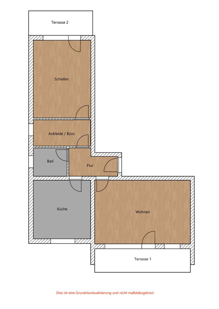 Immobilie in Brannenburg - Attraktive 2,5 Zi. Erdgeschosswohnung mit 2 Terrassen - Bild 4