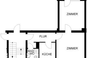 Komplett modernisierte 2 Zimmer Wohnung in Hagen – Louise-Märcker-Str. 8, 58135 Haspe-West, Hagen – Vorschaubild 2