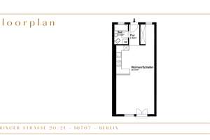 Geräumiges Studio-Apartment in unmittelbarer Nähe zum Ku-Damm. – Zähringer Strasse 20, 10719 Wilmersdorf, Berlin – Vorschaubild 10