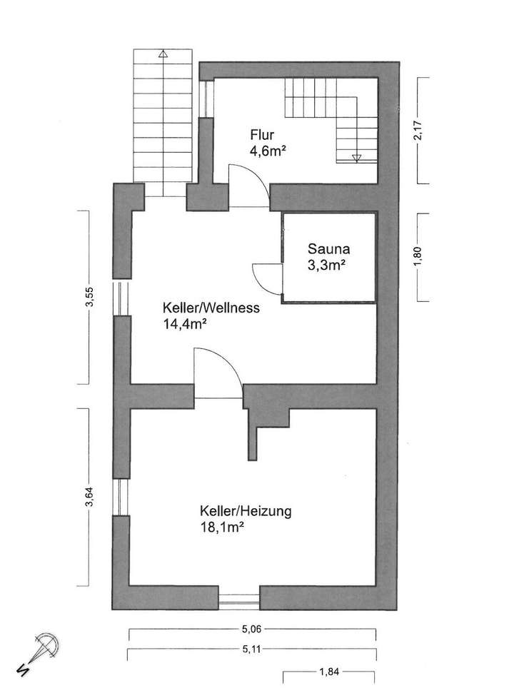 Grundriss Untergeschoss