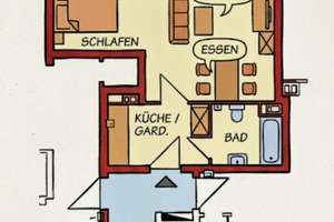 ​Helle 1-Zimmer-Wohnung mit Balkon nahe Altstadt Buxtehude – Gebrüder-Grimm-Weg 1, 21614 Buxtehude – Vorschaubild 4