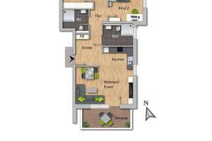 Glücksbringer - Neubau Eigentumswohnung mit Balkon – 45239 Werden, Essen – Vorschaubild 11