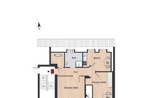 Zimmer 11,99 m² innerhalb einer 2er-WG // DG rechts – Kleiststr. 10, 38440 Stadtmitte (Ortsteil), Wolfsburg – Vorschaubild 8