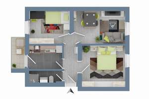 Renovierte Erdgeschosswohnung mit Balkon zur Selbstnutzung oder Kapitalanlage! – Arndtstr. 98, 46047 Marienkirche, Oberhausen – Vorschaubild 11