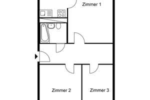 2 Zimmerwohnung in Marzahn, renovierungsbedürftig! – Greizer Str. 12, 12689 Marzahn, Berlin – Vorschaubild 4