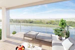 Kleine Oase, große Aussicht: Gemütliche 2-Zimmer-Wohnung mit Weitblick – An den Rheinwiesen 8-16, 55120 Neustadt, Mainz – Vorschaubild 3
