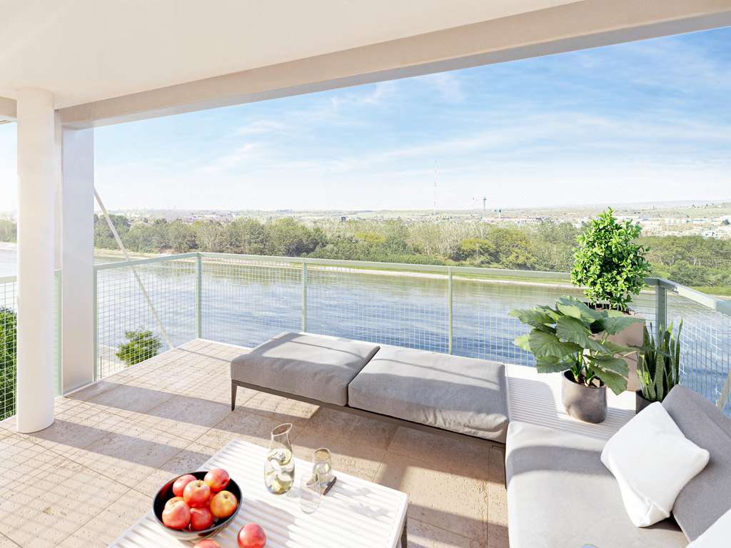 Urbanes Wohnen am Wasser: 2-Zimmer-Wohnung im Zollhafen