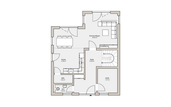 Grundriss Erdgeschoss