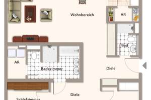 Moderne 4-Zimmer-Wohnung mit Süd-Balkon in Aachen –  Ideal für Familien! – Vaalser Straße 81a, 52074 Westpark, Aachen – Vorschaubild 2