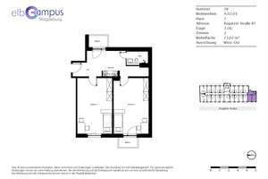 Get a 500 € gift card: Furnished 2-Room Unit with All-In Rent! – Die vollständige Adresse der Immobilie erhältst du vom Anbieter., 39106 Alte Neustadt, Magdeburg – Vorschaubild 8