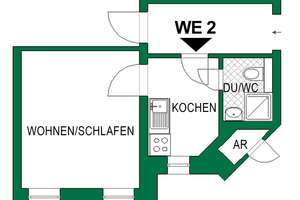 Studentenwohnung - auch groß genug wenn der Gast zum Frühstück bleibt – Merseburger Straße 15, 4229 Plagwitz, Leipzig – Vorschaubild 4