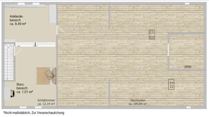 Grundriss Dachgeschoss