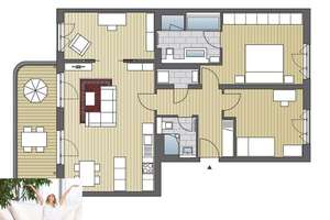Exclusive 3.5 Room Apartment with West-Facing Balcony – Die vollständige Adresse der Immobilie erhältst du vom Anbieter., 10117 Mitte (Ortsteil), Berlin – Vorschaubild 4