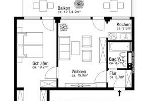 AIGNER -  Nur wenige Schritte von der alten Frauenklinik - Moderne 2-Zimmer-Wohnung in bester Lage – Die vollständige Adresse der Immobilie erhältst du vom Anbieter., 80337 Am alten südlichen Friedhof, München – Vorschaubild 9