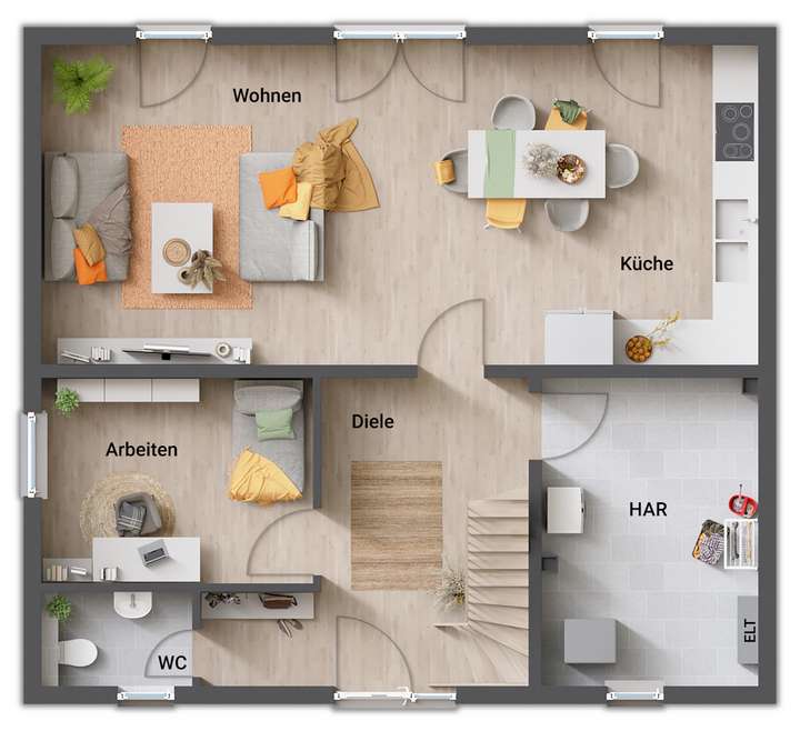 Grundriss-Einfamilienhaus-Flai