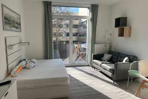 Frisch sanierte, vollmöblierte 1-Zimmer-Wohnung in München Schwabing