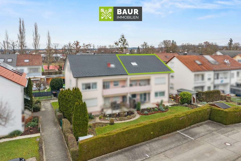 Immobilie in Baienfurt - 360° I Charmante 3-Zimmer-Dachgeschosswohnung in ruhiger Wohnlage von Baienfurt - Bild 1